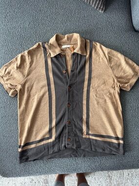 Nudie Jeans "Manny" Textured Knit Polo